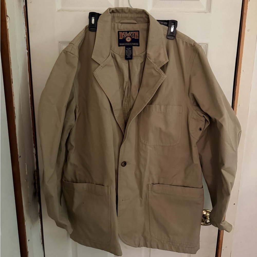 Duluth Trading Co Men's Fire Hose Canvas Blazer XL Tall